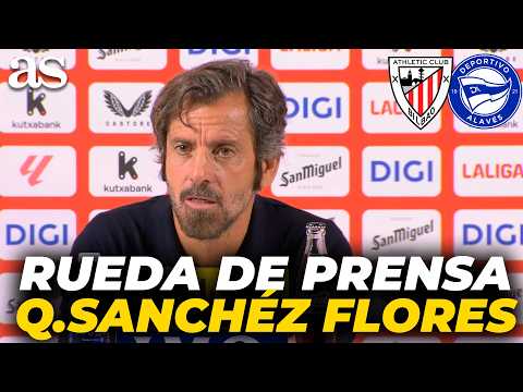 QUIQUE SÁNCHEZ FLORES, RUEDA DE PRENSA COMPLETA tras el ATHLETIC 0-0 ALAVÉS