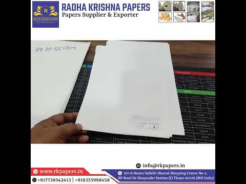 White bleached Kraft Papers Available at very affordable prices and good quality www.rkpapers.in