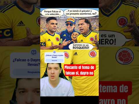 Falcao vs Dayro Moreno: ¿respeto eterno o favoritismo disfrazado? #shortvideo #shorts #futbol fútbol