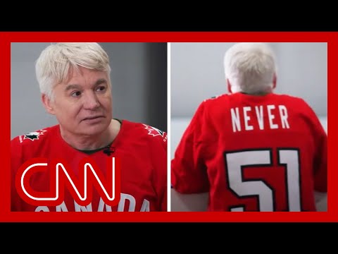 Mike Myers wears Canadian jersey featuring message to Trump in new ad