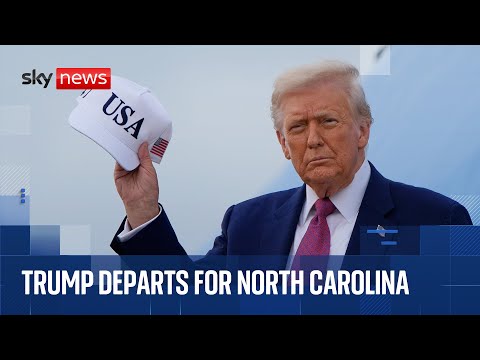 President Trump leaves the White House, while unrest continues in LA