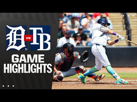 Tigers vs. Rays Game Highlights (6/21/25) | MLB Highlights