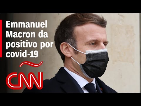 Emmanuel Macron da positivo por covid-19
