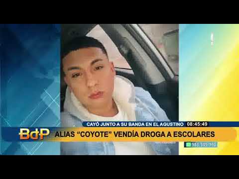 El Agustino: capturan a alias 'Coyote' cuando pretendía vender droga a escolar