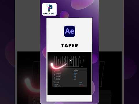 ✏️ Smooth Stroke Animations in AE using Taper Effect! #TaperStrokeAE #AfterEffectsTips