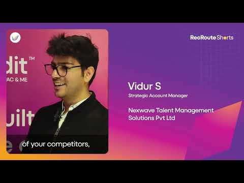 Vidur S | Strategic Account Manager | Nexwave Talent Management
Solutions Pvt. Ltd.