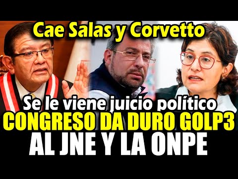Salas Arenas y Corvetto con los días contados: acusaciones constitucionales les cortan las alas