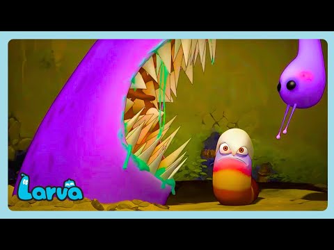 Larva ナメクジモンスター |幼虫 |子供向けアニメーション |野生脳日本人