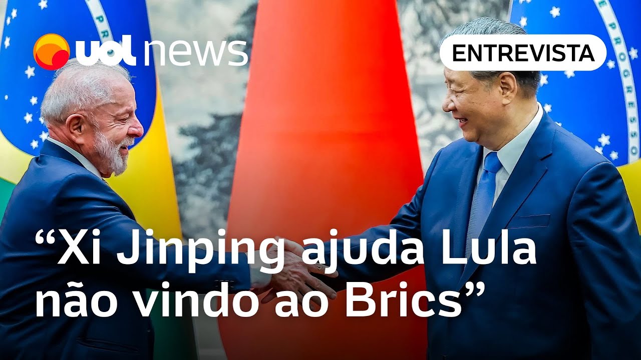 Xi Jinping ausente no Brics ajuda Lula a não prejudicar a imagem do governo afirma especialista