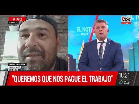 Sin novedades de la plata que nos deben, Marcelo Acosta en #ElNotiDeA24 26/12/2022