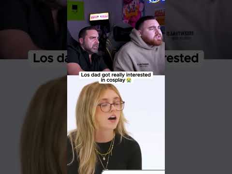 Dad got REALLY interested in COSPLAY 😭 #lospollostv #fyp #foryou #foryoupage #streamer #clips #viral