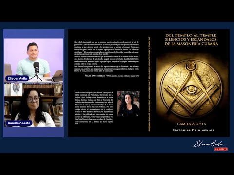 Camila Acosta lanza un libro en Miami sobre la masonería.