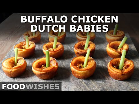 Buffalo Chicken Dutch Babies - Food Wishes