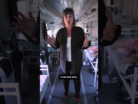 See inside one of Ukraine’s lifesaving hospital trains