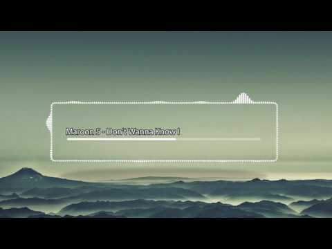 Maroon 5 Don't Wanna Know Instrumental
