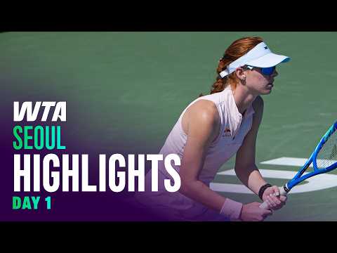 Day 1 in Seoul featuring Joint, Tararudee, Rakhimova, and more | WTA Match Highlights