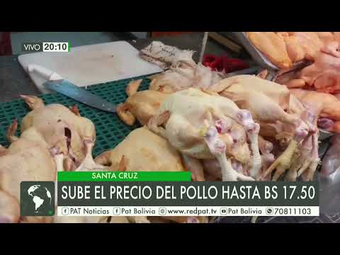 Incremento del precio del pollo:  Se incrementa el precio en La Paz y Santa Cruz