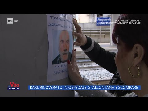 Ricoverato in ospedale, si allontana e scompare - La Vita in Diretta 07/03/2024