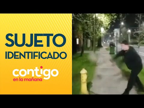 CONFESÓ: Identifican a sujeto que destruyó un grifo en Las Condes - Contigo en La Mañana