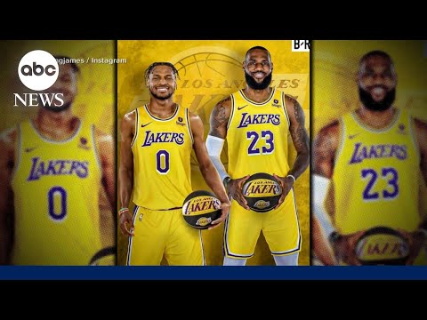 LA Lakers draft Bronny James