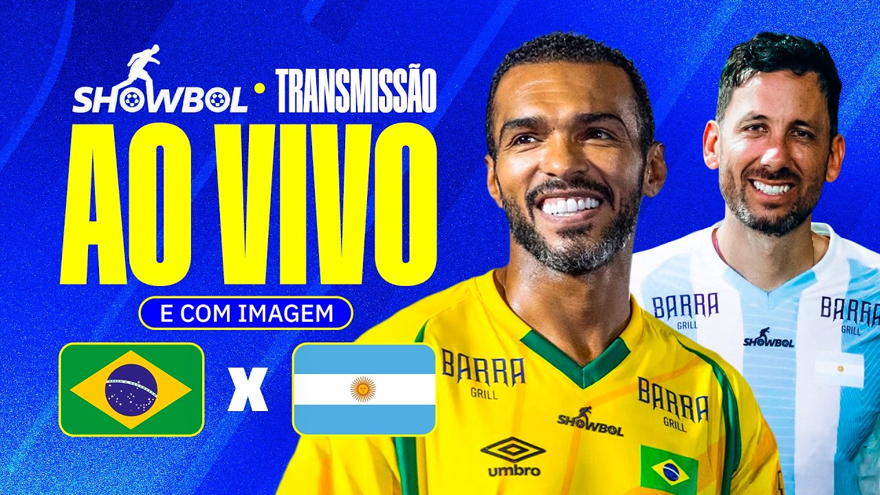 🔴 AO VIVO E COM IMAGENS | BRASIL X ARGENTINA | DESAFIO DE SHOWBOL
