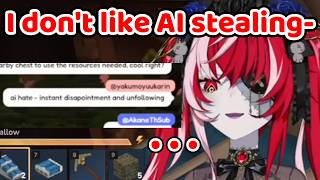 Ollie being absolutely BASED when got hated comment by AI glazer (Holo