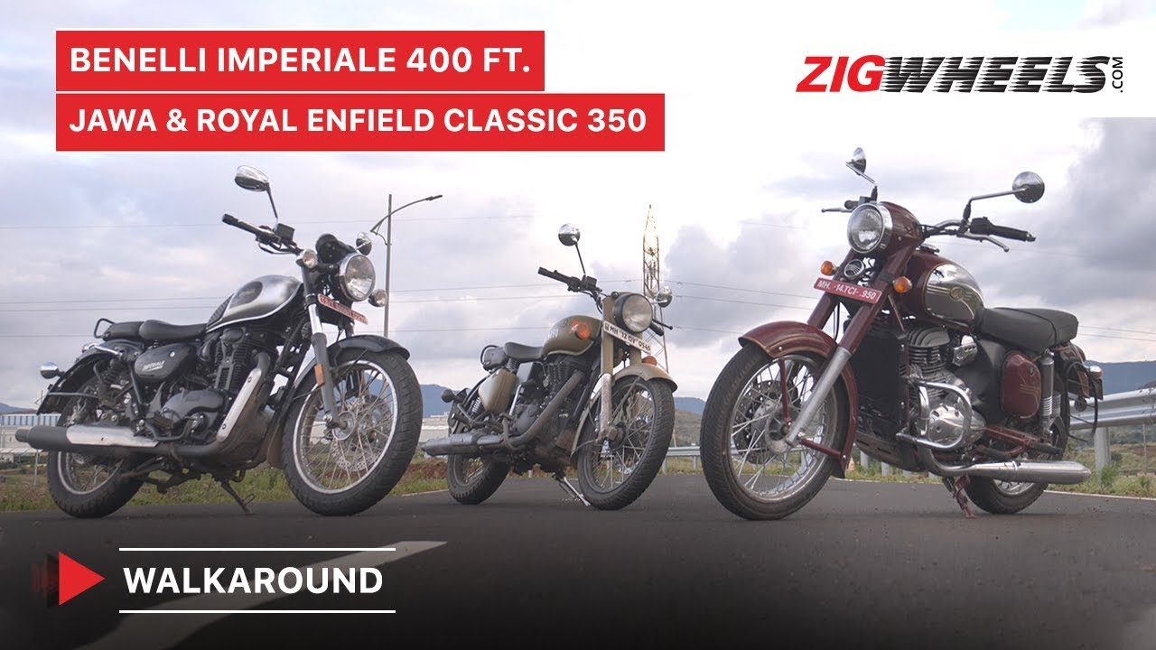 Benelli Imperiale 400 Ft. Jawa & Royal Enfield Classic 350 & Walkaround Review