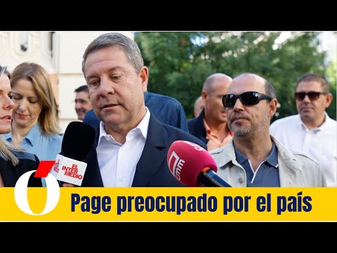 Page llega con  preocupacio?n por el pai?s  y por los valores  ma?s esenciales de la izquierda