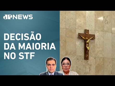 Símbolos religiosos serão mantidos em órgãos públicos; Vilela e Dora Kramer comentam