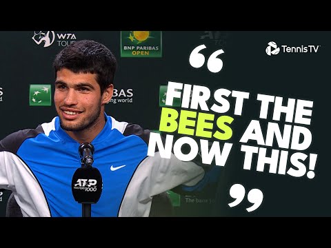 Carlos Alcaraz And Daniil Medvedev React To Indian Wells Final 🗣