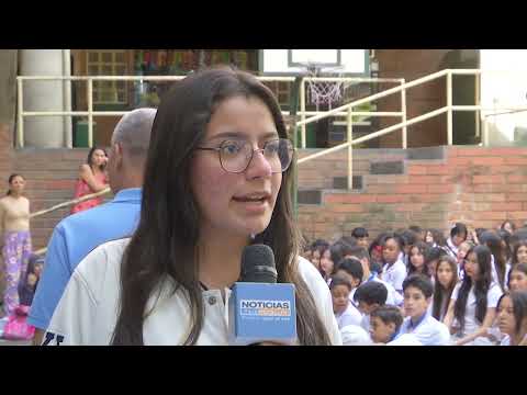 ¡Ejemplar! Estudiantes de la IE Juan de La Cruz participaron en un acto de reconciliación