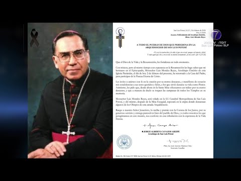 Murió Mons. Luis Morales Reyes, arzobispo emérito de la Arquidiócesis de San Luis Potosí