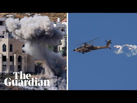 Israeli attack helicopters fire missiles into West Bank city