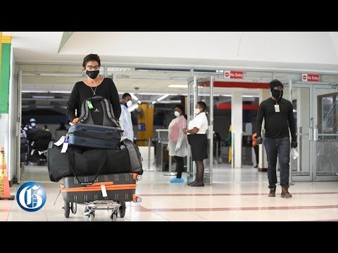 WATCH: 94 Jamaicans return home today at the Norman Manley International Airport