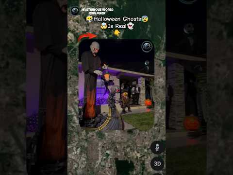 📍🌏Oh Is The Halloween Ghost👻Is Real? #shorts #trending #map #mysteriousworldexplorer