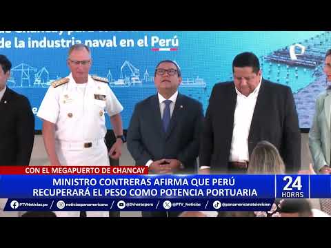 Premier Otarola presenta Megapuerto de Chancay como el estandarte del comercio internacional peruano