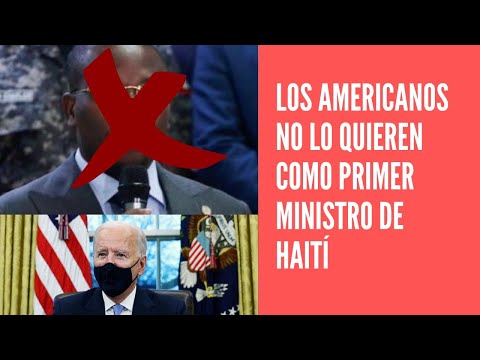 Las potencias extranjeras y la ONU no quieren al primer ministro de Haití Claude Joseph