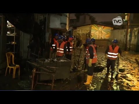 Autoridades continúan con las tareas de limpieza tras el desborde de la quebrada de Caupicho