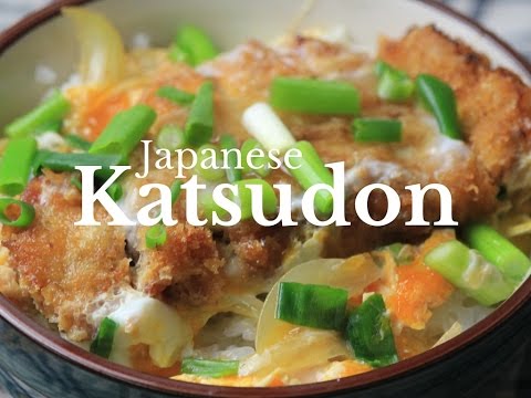 How to make a Japanese Katsudon (Pork Cutlet & Egg Donburi) ~ Cooking with Mira