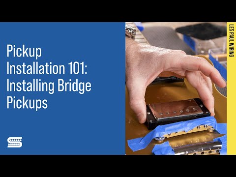 Les Paul DIY - Installing Your Bridge Pickup