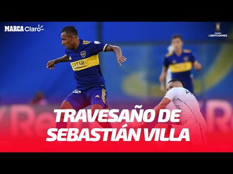 Travesan?o de Sebastia?n Villa | Boca Juniors 0-0 Santos FC en vivo | Semifinal Ida | Copa Libertado