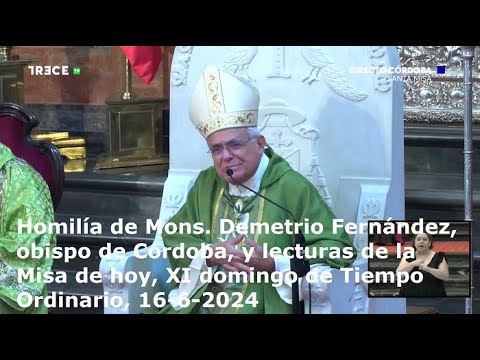 Homilía de Mons. Demetrio Fernández y lecturas de hoy, XI domingo de Tiempo Ordinario, 16-6-2024