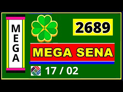 Mega sena 2689 - Resultado da Mega Sena Concurso 2689