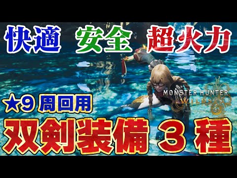 エグドラγ採用の最新版!快適&安全&超火力!★9周回に双剣が強い!生産護石OKなセルレギオス・ラギアクルス・ウズトゥナ・ゴアマガラ対策装備!モンハンワイルズ必須スキル解説【モンスターハンターワイルズ】