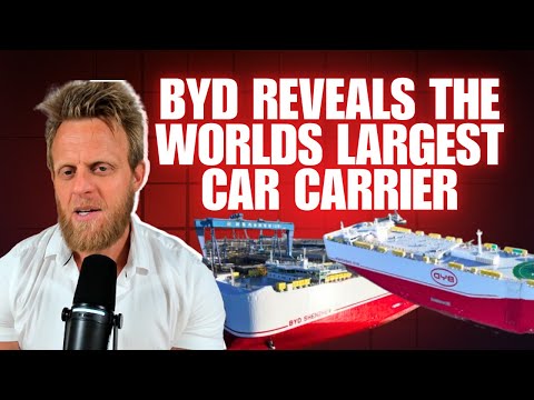 BYD reveals the worlds largest ship with LNG and BYD Blade batteries