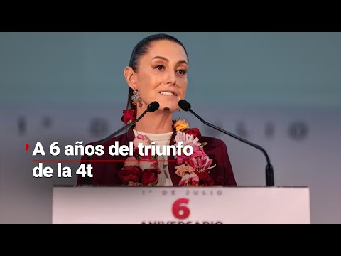 ¡DE MANTELES LARGOS! | Claudia Sheinbaum celebra los 6 años del triunfo de López Obrador