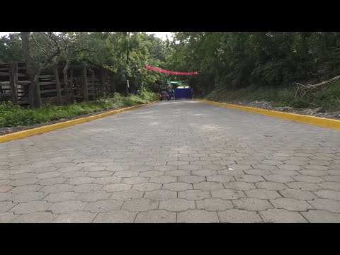 Comunidad San Blas en Rivas estrena calles adoquinadas