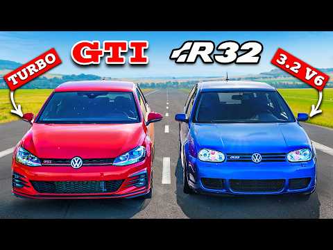 Volkswagen Golf R32 vs. GTI: Drag Race Showdown