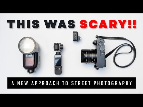 This was Scary! Something new, A different approach to Street photography with flash. Leica Q2