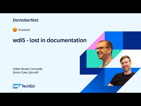 🟠 wdi5 – lost in documentation